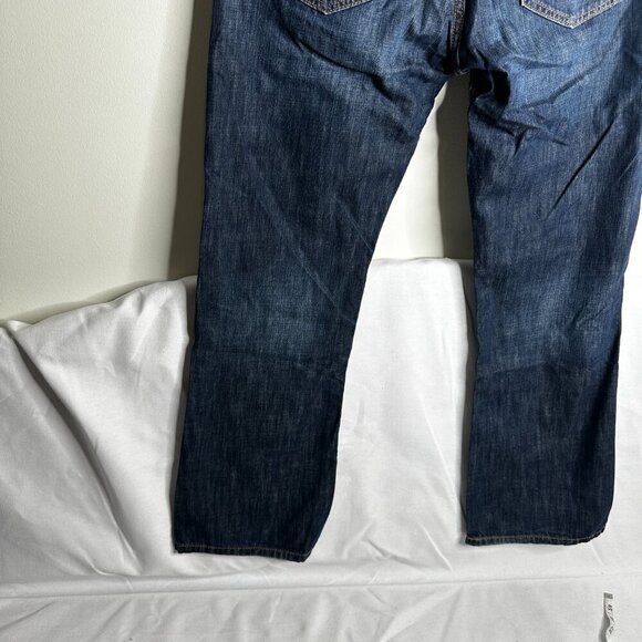 Levi's Mens - 527 Slim Bootcut - 34x30 - Jeans - Dark Wash Denim - Picture 8 of 10